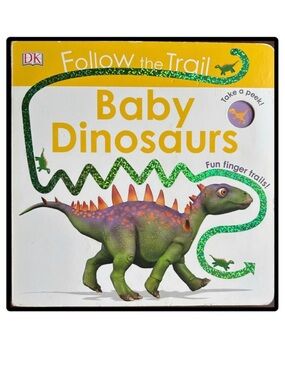 BUNDLE & SAVE 🦕 DK Follow The Trail Baby Dinosaurs Interactive Board Book